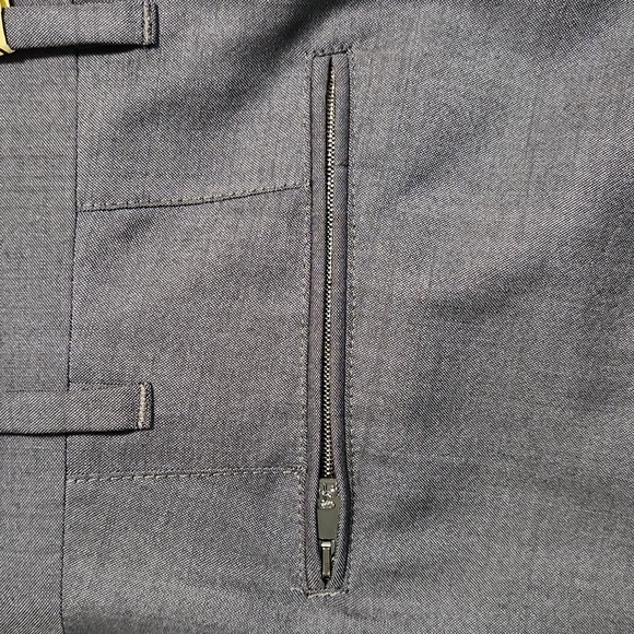 Corneliani Mens Grey Tailored Wool Trousers, Size 48 (IT)/32 (US) ~ EUC - Picture 8 of 15